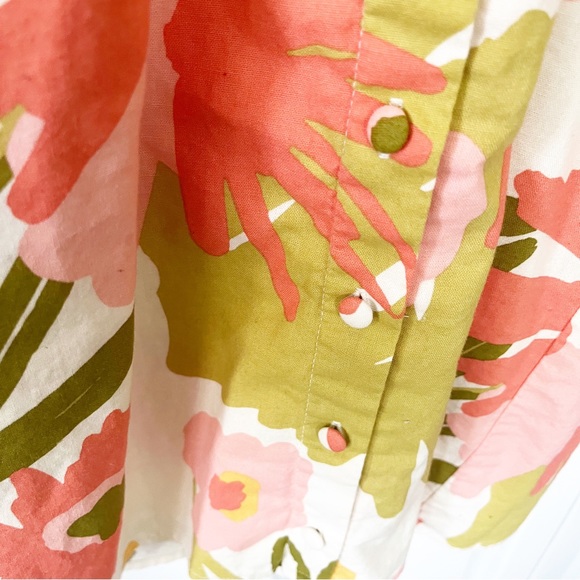 Sabo 100% cotton 60’s floral print retro inspired mini summer dress - Picture 8 of 12